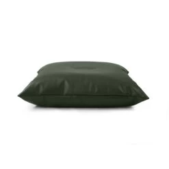 Faux Leather Cushion Bean Bag - Square 22 Faux Leather Cushion Bean Bag - Square -Bean Bag Chairs Store square cushion bean bag faux leather green 1