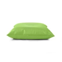 Faux Leather Cushion Bean Bag - Square 24 Faux Leather Cushion Bean Bag - Square -Bean Bag Chairs Store square cushion bean bag faux leather lime green 1