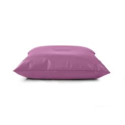 Faux Leather Cushion Bean Bag - Square 27 Faux Leather Cushion Bean Bag - Square -Bean Bag Chairs Store square cushion bean bag faux leather pink 1