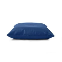Faux Leather Cushion Bean Bag - Square 29 Faux Leather Cushion Bean Bag - Square -Bean Bag Chairs Store square cushion bean bag faux leather royal blue 1