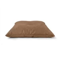 Faux Suede Cushion Bean Bag - Square -Bean Bag Chairs Store square cushion bean bag faux suede caramel 1