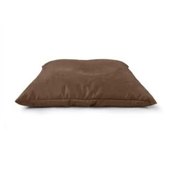 Faux Suede Cushion Bean Bag - Square -Bean Bag Chairs Store square cushion bean bag faux suede mocha 1