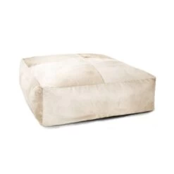 Designer Velvet Square Bean Bag -Bean Bag Chairs Store square velvet sand 1