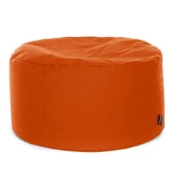 Cotton Stool Bean Bag -Bean Bag Chairs Store stool bean bag fabric orange