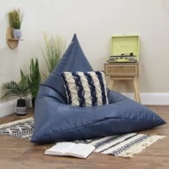 Faux Leather Tri-Gamer Bean Bag