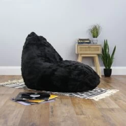 Faux Fur Wedgie Bean Bag