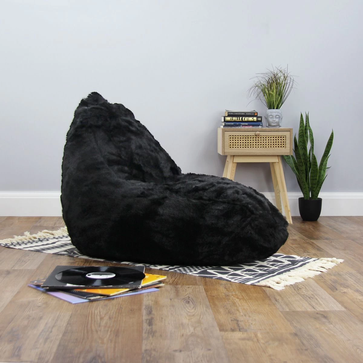 Faux Fur Wedgie Bean Bag 3 Faux Fur Wedgie Bean Bag